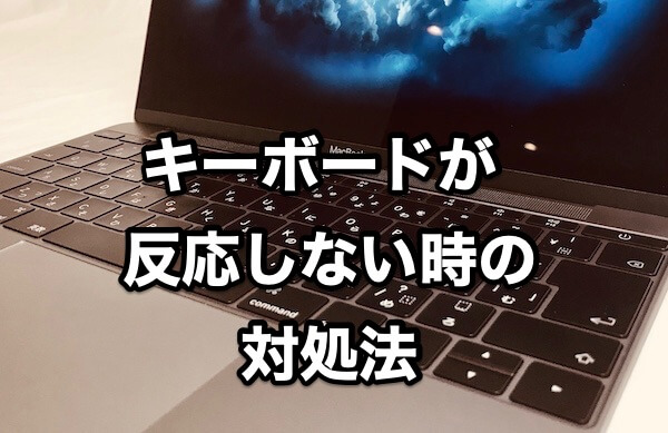 Macのキーボードが反応しない場合の原因と対処法 リンゴのかじり方